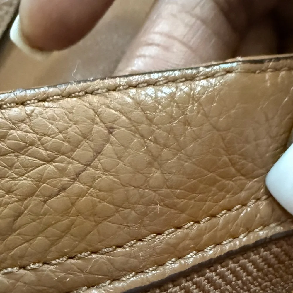 Coach Elegant Brown Leather Tote Bag